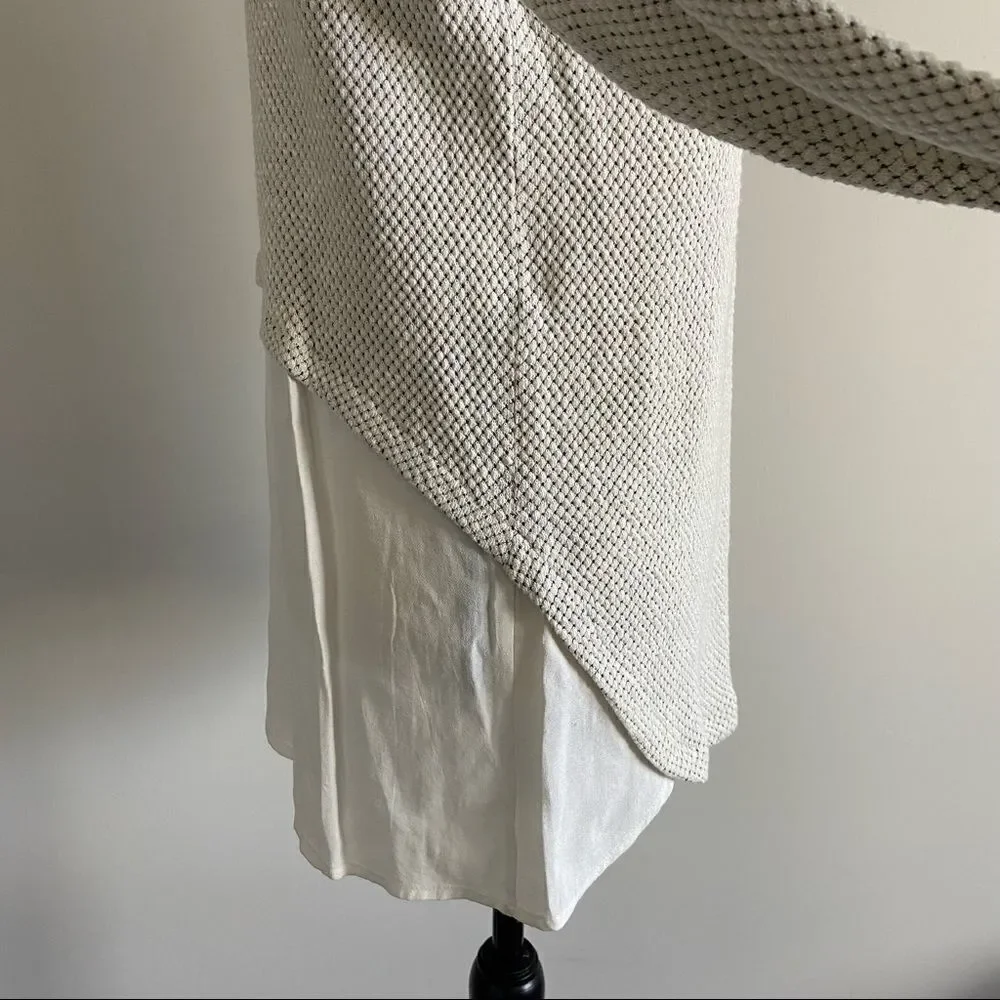 Zara Oatmeal Long Sleeve Top